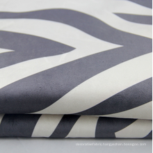 zebra print no wale corduroy fabric velvet like for women's jackets also for pants coat hat